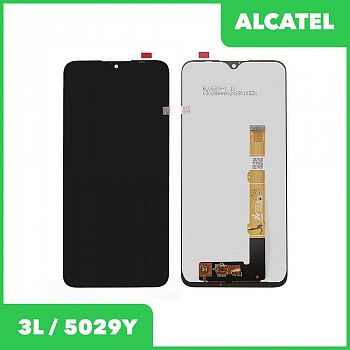 LCD дисплей для Alcatel 3L (5029Y) в сборе с тачскрином, Premium Quality, черный