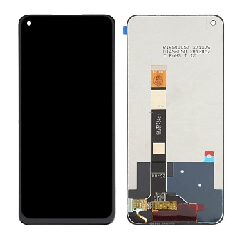 Дисплей (экран в сборе) для телефона Realme 8 (5G) (черный) (100% LCD)