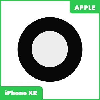 Стекло основной камеры для Apple iPhone XR, черный