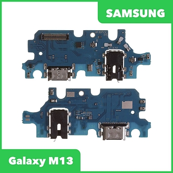 Системный разъем (разъем зарядки) для Samsung Galaxy M13 SM-M135, разъем гарнитуры и микрофон