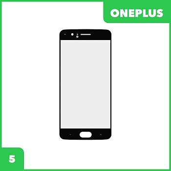 Стекло для переклейки дисплея OnePlus 5, черный