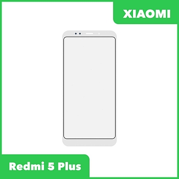 Стекло + OCA пленка для переклейки Xiaomi Redmi 5 Plus, белый