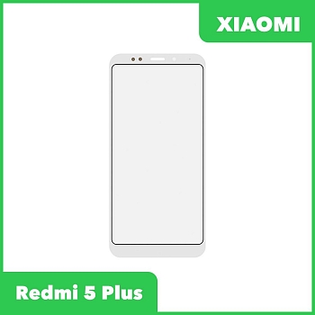 Стекло для переклейки дисплея Xiaomi Redmi 5 Plus, белый