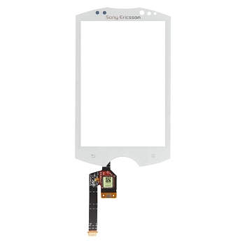 Сенсорное стекло (тачскрин) для Sony Ericsson Live with Walkman, WT19i, белый