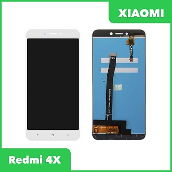 LCD дисплей для Xiaomi Redmi 4X в сборе с тачскрином (белый)