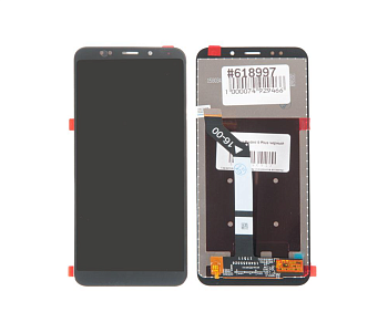 Дисплей в сборе с тачскрином для Xiaomi Redmi 5 Plus, черный (оригинал lcd)