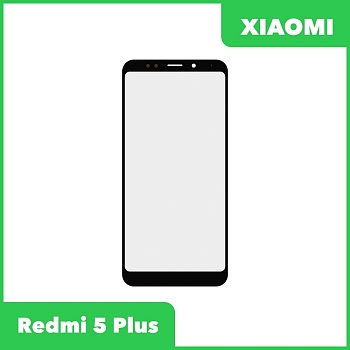 Стекло для переклейки дисплея Xiaomi Redmi 5 Plus, черный