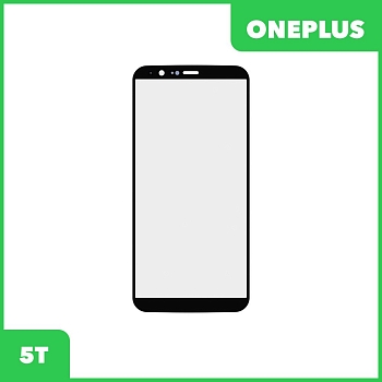 Стекло + OCA пленка для переклейки OnePlus 5T, черный