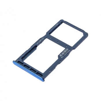 Держатель сим для Huawei P30 Lite, Nova 4e, Honor 20 Lite (6,15"), 20S (синий)